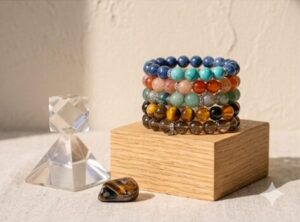 天然石ブレスレット数珠っぽくないのどこで買える？