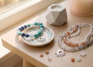 天然石ブレスレット数珠っぽくないのどこで買える？