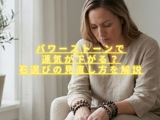 パワーストーンで運気が下がる？手放すべきサインと石選びの見直し方を解説